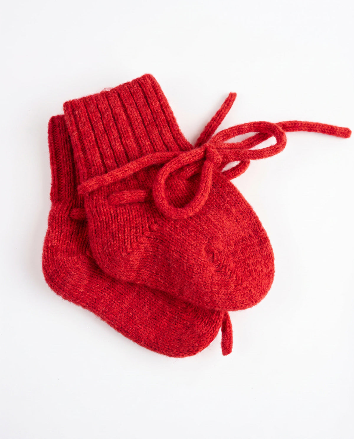 Woolen Baby Socks / Newborn Socks - Merino wool - Lemonade