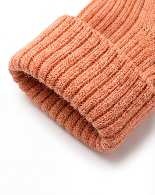 Wollbabysocken - Pfirsichflaum