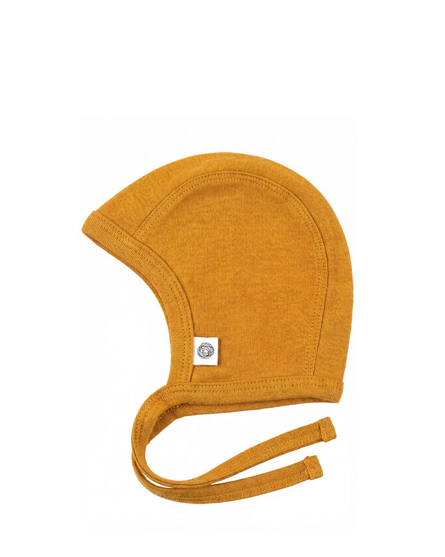 Baby wollen strikmuts – Merinowol - Harvest Gold