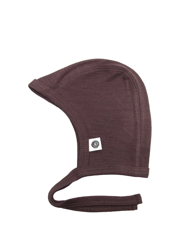 Baby wollen strikmuts – Merinowol - Peppercorn