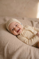 Baby wollen strikmuts – merinowol – naturel