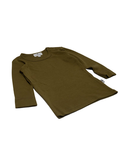 Wollen baby- kindertrui - Merinowol - Fir Green