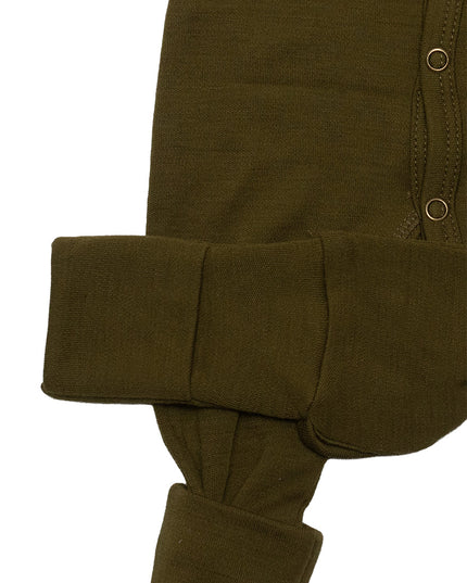 Wollen baby pakje / playsuit - Merinowol - Fir Green