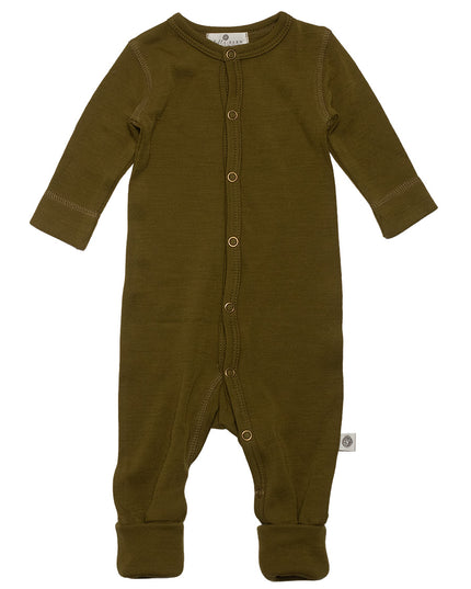 Wollen baby pakje / playsuit - Merinowol - Fir Green