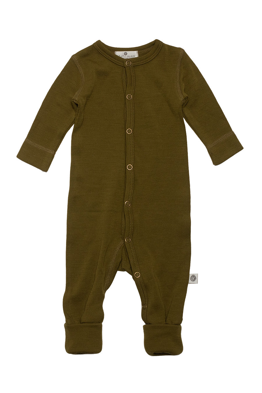 Wollen baby pakje / playsuit - Merinowol - Fir Green