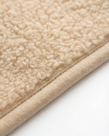 Wollen ledikantdeken 93x135cm - Merinowol - Amandel