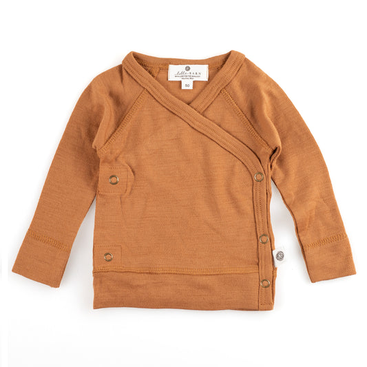 Baby woolen wrap sweater – Merino wool