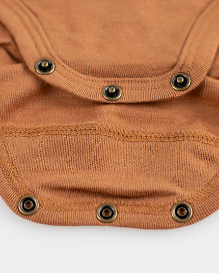 Wollen Romper korte mouw – Merinowol - Argan Oil