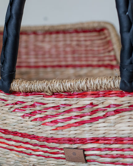 Moses basket - Moses cradle of seagrass - Hazel