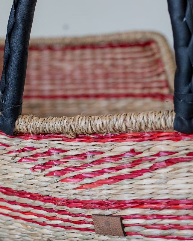 Moses basket - Moses cradle of seagrass - Hazel