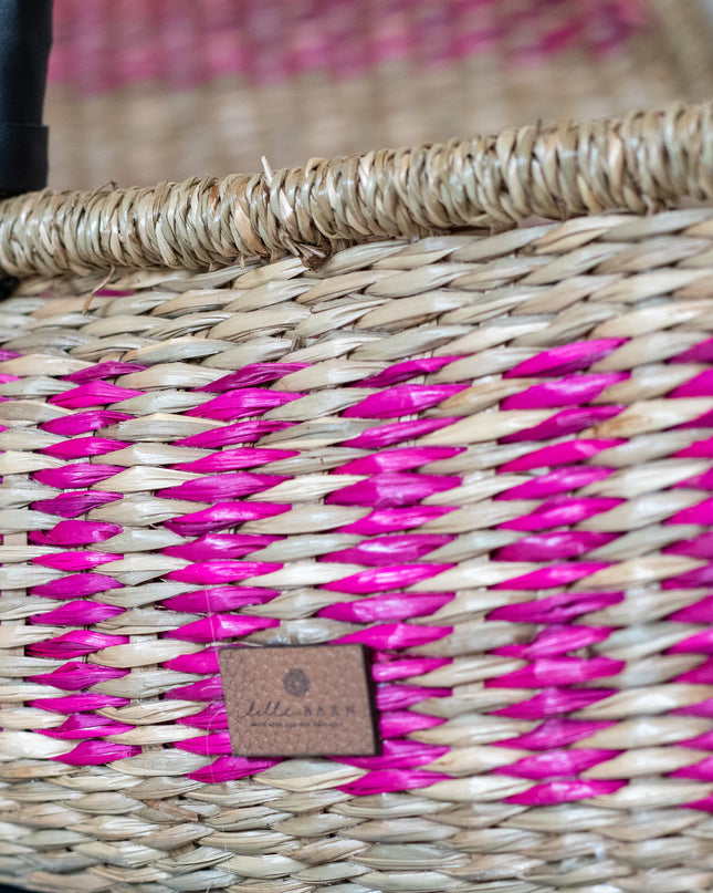 Moses basket - Moses cradle made of seagrass - Manoé