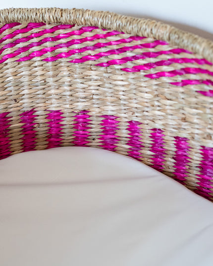 Moses basket - Moses cradle made of seagrass - Manoé