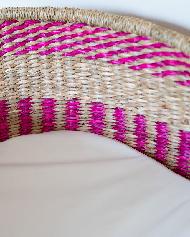 Moses basket - Moses cradle made of seagrass - Manoé