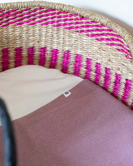 Moses basket - Moses cradle made of seagrass - Manoé