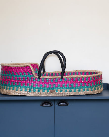 Moses basket - Moses cradle made of seagrass - Mira