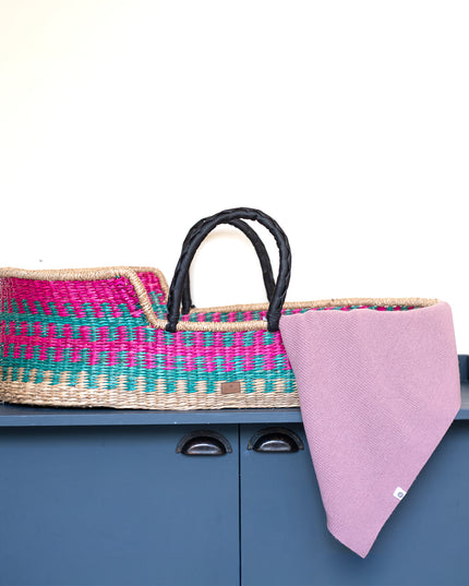 Moses basket - Moses cradle made of seagrass - Mira