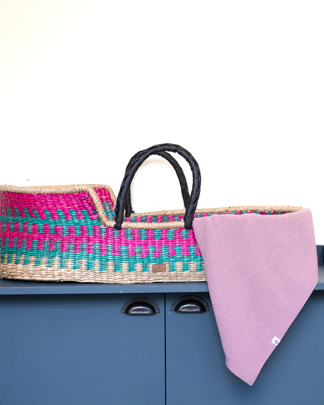 Moses basket - Moses cradle made of seagrass - Mira