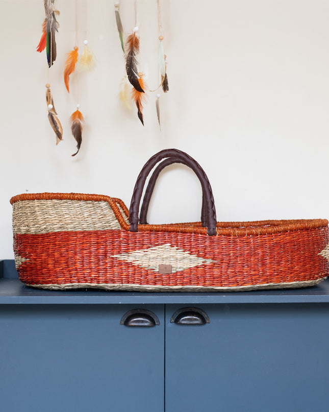 Moses basket - Moses cradle made of seagrass - Ranja
