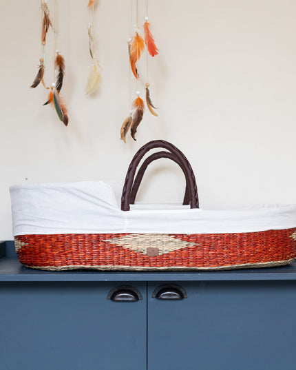 Moses basket - Moses cradle made of seagrass - Ranja