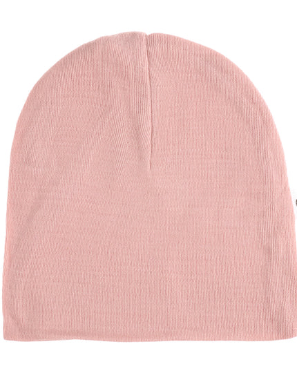 Wollen baby muts - Merinowol - Misty Rose