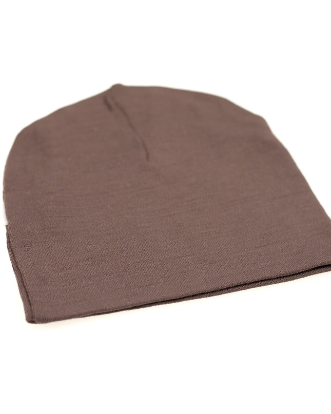 Wollen baby muts - Merinowol - Peppercorn