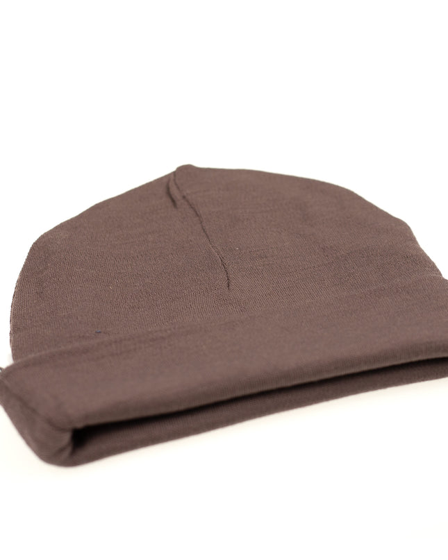 Wollen baby muts - Merinowol - Peppercorn