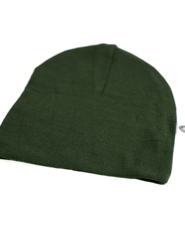 Wollen baby muts - Merinowol - Rifle Green