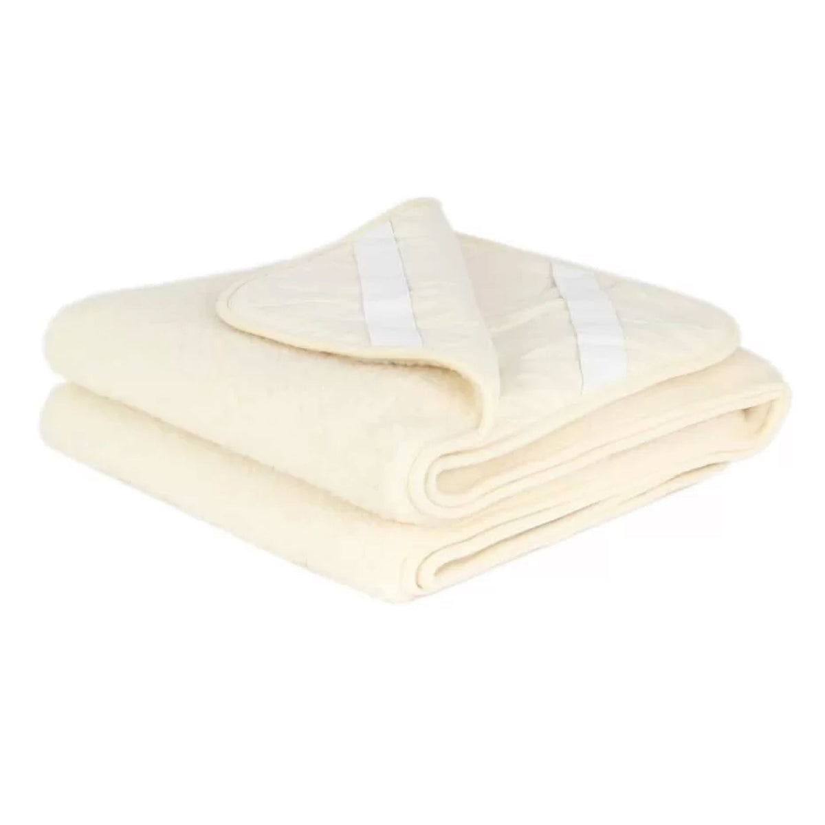 Sous-couche laine / dessous de lit lit bébé – merinowol – 70x160cm - Naturel