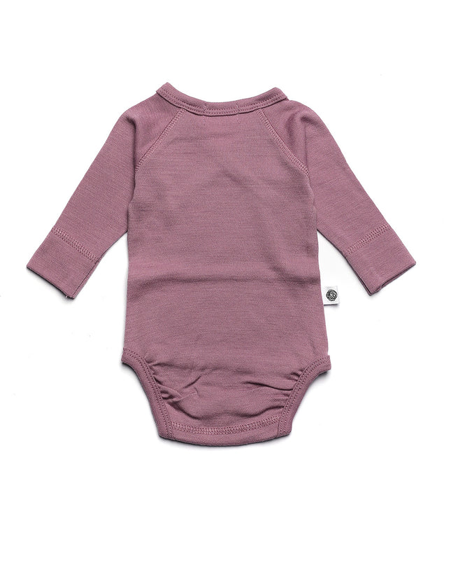 Wollen Overslagromper lange mouw – Merinowol – Grape Shake