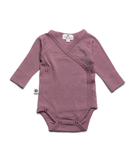 Wollen Overslagromper lange mouw – Merinowol – Grape Shake