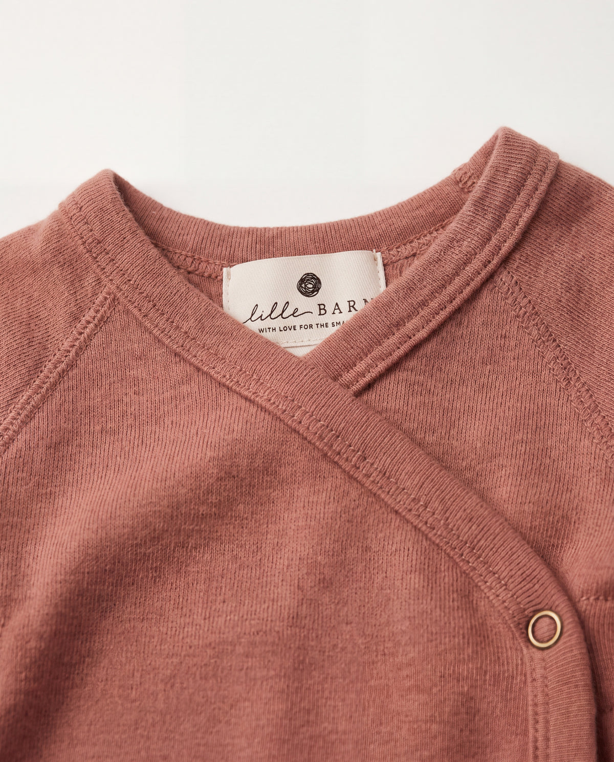Woolen Wrap Romper long sleeve – Merino wool - Cedar Wood