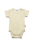 Wollen Romper korte mouw – Merinowol - Naturel