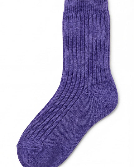 Wollbabysocken - Violett