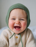 Wollen Strikmuts Baby Gebreid - Merinowol - Harper