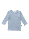 Wollen baby- kindertrui - Merinowol - Blue Fog