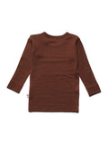 Wollen baby- kindertrui - Merinowol - Cinnamon