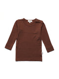 Wollen baby- kindertrui - Merinowol - Cinnamon