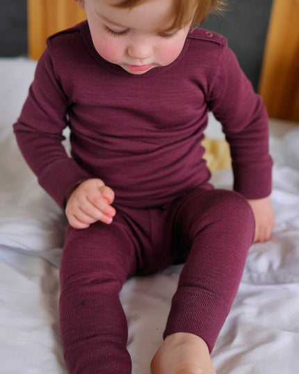 Wollen baby- kindertrui - Merinowol - Fig