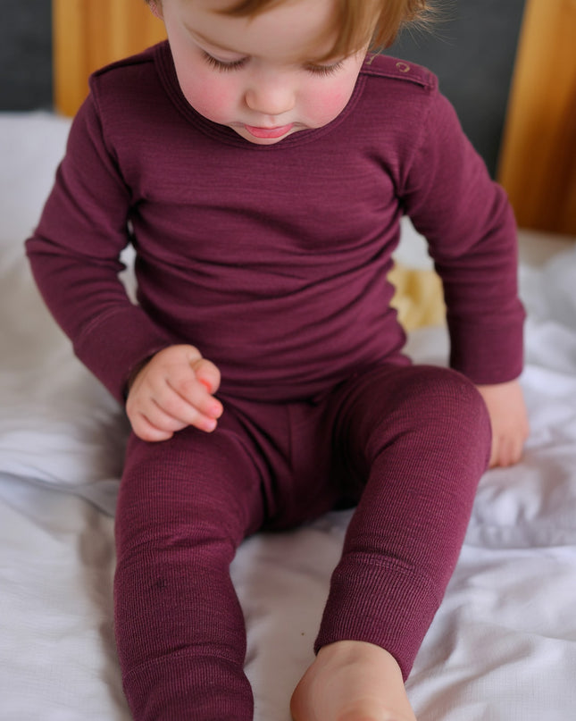 Wollen baby- kindertrui - Merinowol - Fig