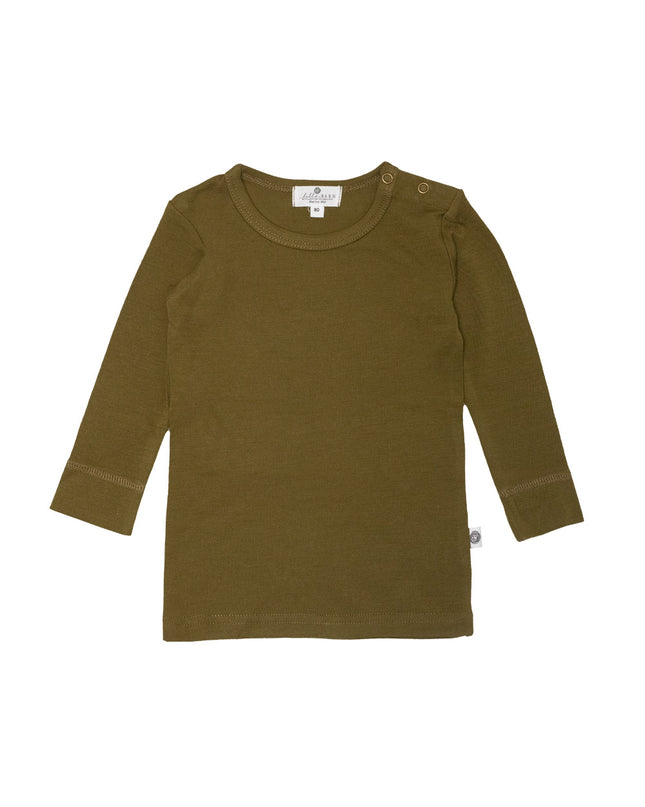 Wollen baby- kindertrui - Merinowol - Fir Green