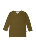 Wollen baby- kindertrui - Merinowol - Fir Green