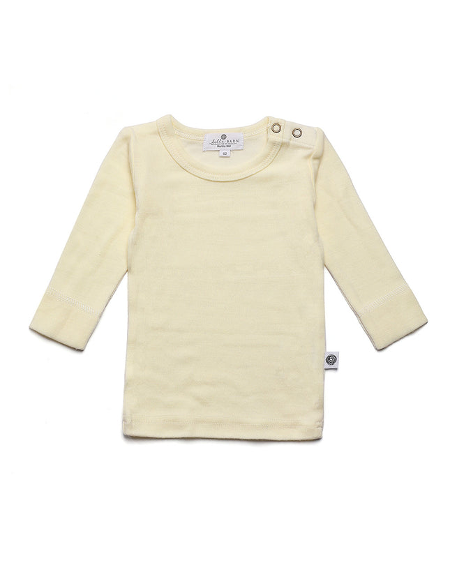 Wollen Baby trui / long sleeve shirt – Merinowol - Naturel