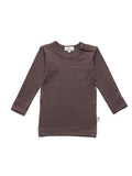 Wollen baby- kindertrui - Merinowol - Peppercorn