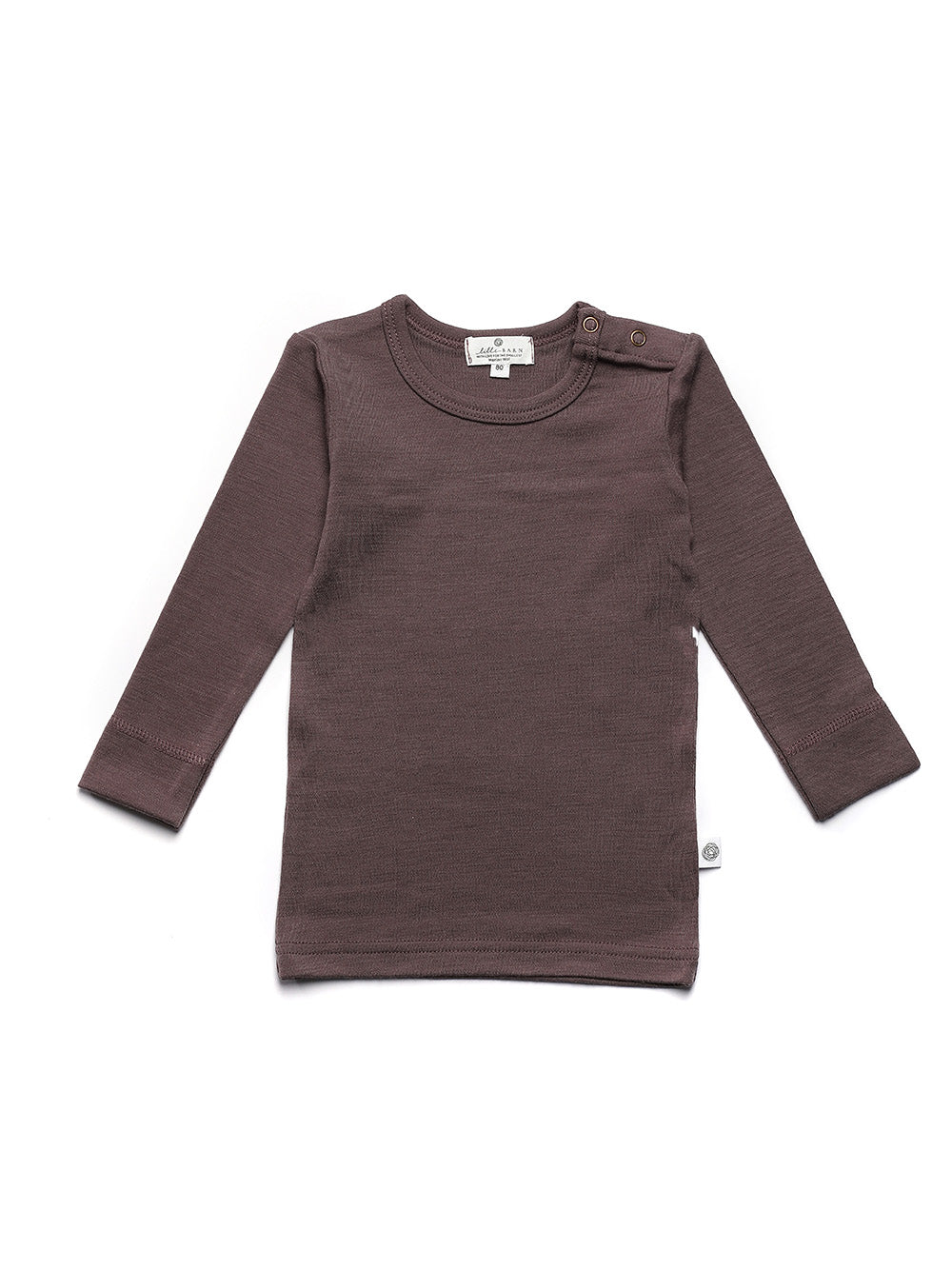 Wollen baby- kindertrui - Merinowol - Peppercorn