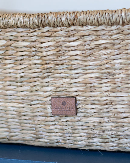 Seagrass Changing Basket - Natural