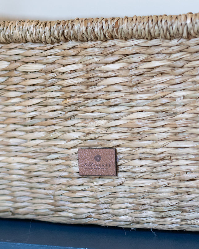 Seagrass Changing Basket - Natural