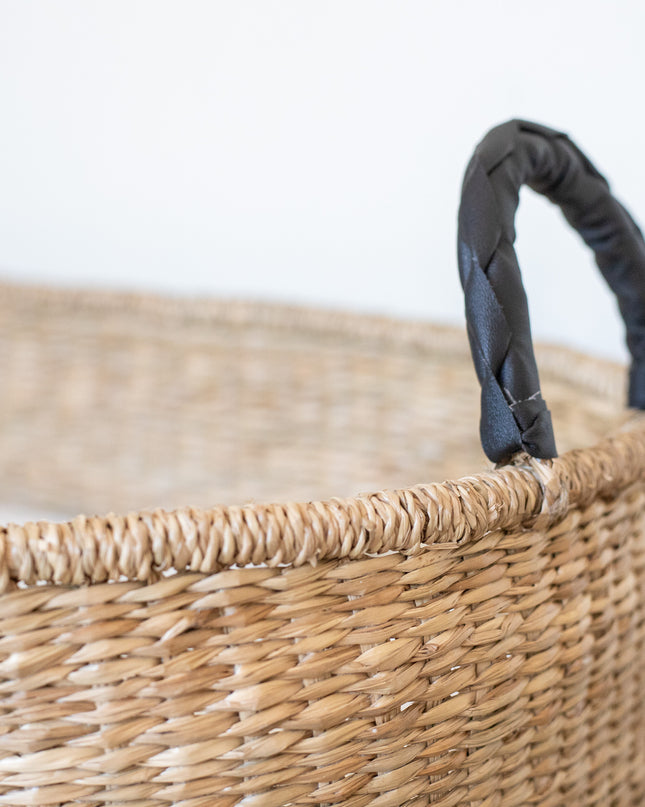 Seagrass Changing Basket - Natural