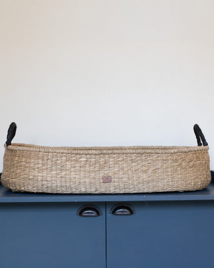 Seagrass Changing Basket - Natural