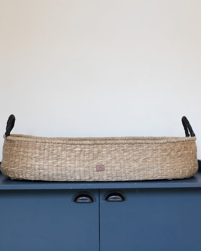 Seagrass Changing Basket - Natural