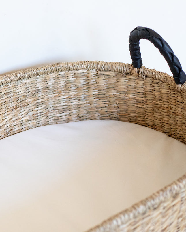 Seagrass Changing Basket - Natural